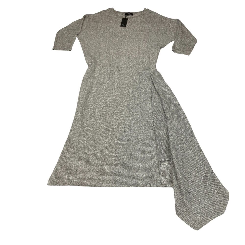 COA Sweater Dress Women's Large Gray Heather Knit  MSRP$99 Coming of‎ Age